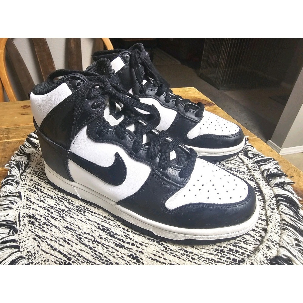 Women's Nike Dunk High Black White Panda Size‎ 7.5 US DD1869-103